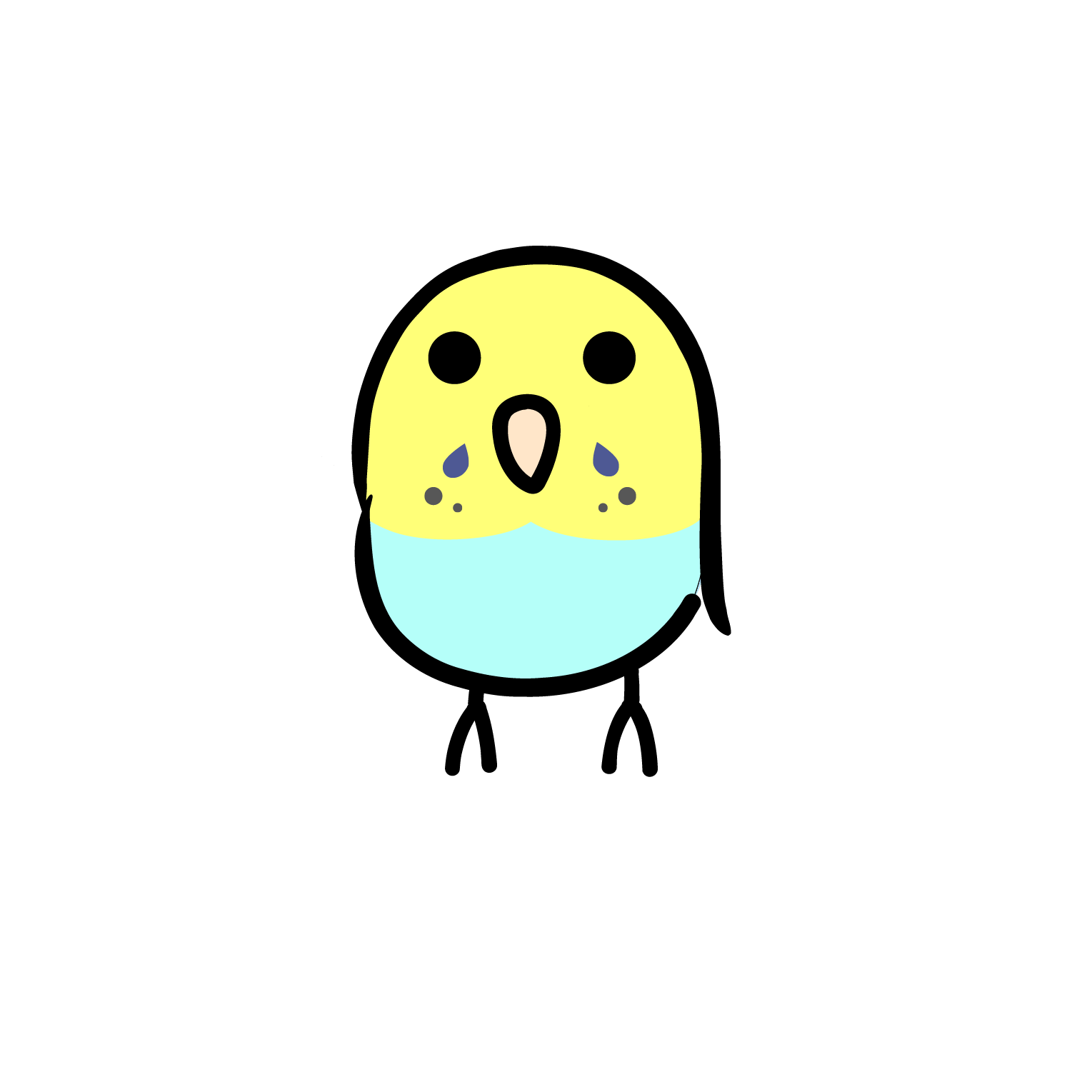 鳥のおもちゃ工房SiroccoRoccoのキャラクターイラスト
