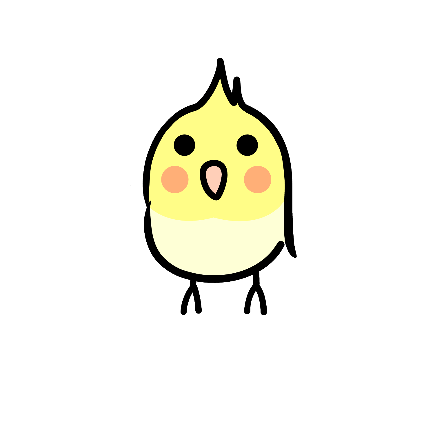 鳥のおもちゃ工房SiroccoRoccoのキャラクターイラスト